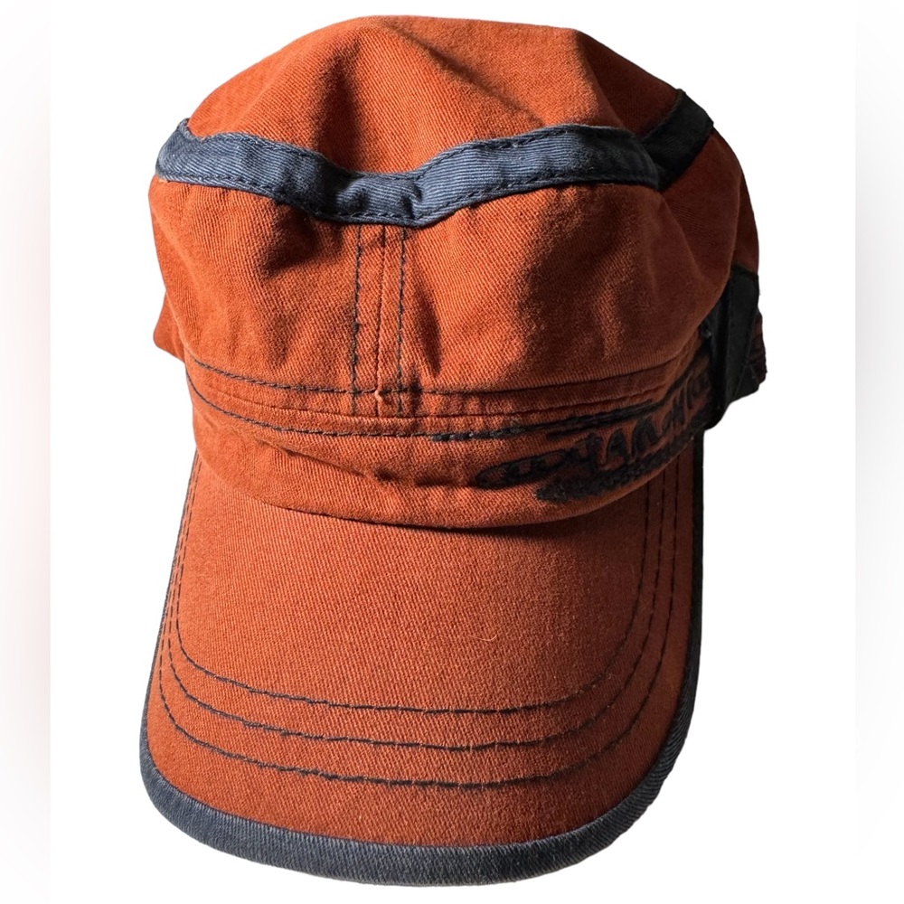 Yang Guan Rust Red JAMONT Retro Women’s OS Unique Cotton Hat MINTY